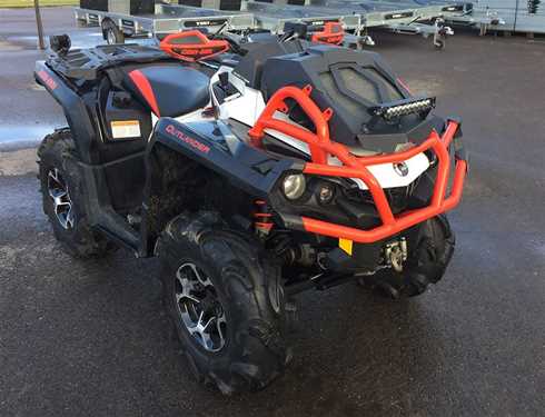 Fyrhjuling Can Am Outlander 650 XMR stulen i Edsvalla sydväst om Kil